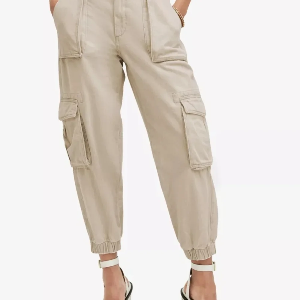 All Saints‎ Light Tan Cargo Pants Size 12 US - Picture 2 of 12